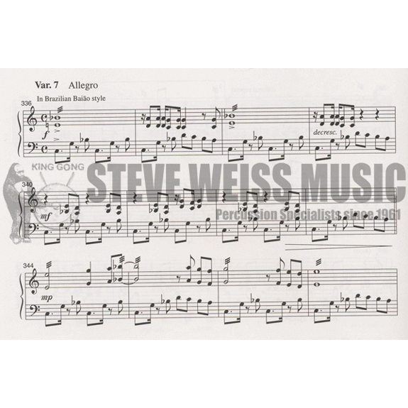 Rosauro-Variations on Evelyn Glennie's "A Little Prayer"