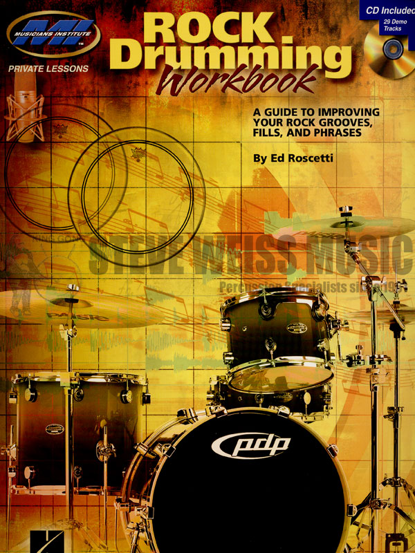 Roscetti-Rock Drumming Workbook (book/CD)