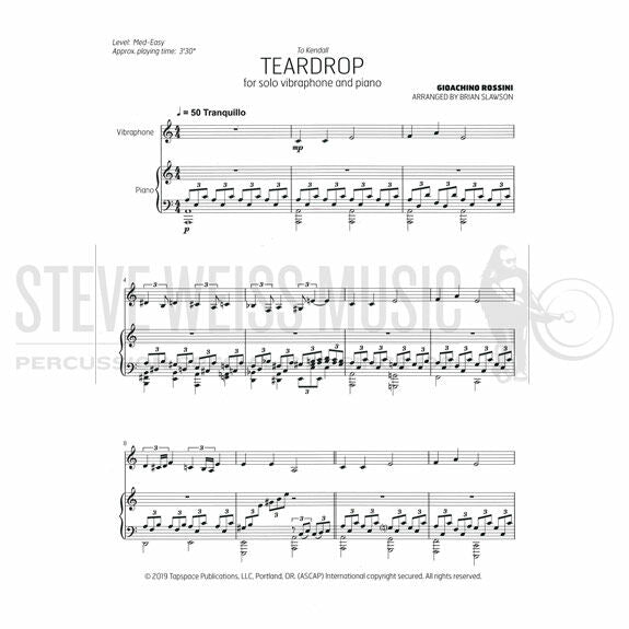 Rossini-Teardrop arr. Slawson (SP)-V/PN