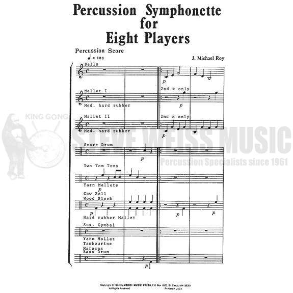 Roy-Percussion Symphonette(SP)-P/B/2X