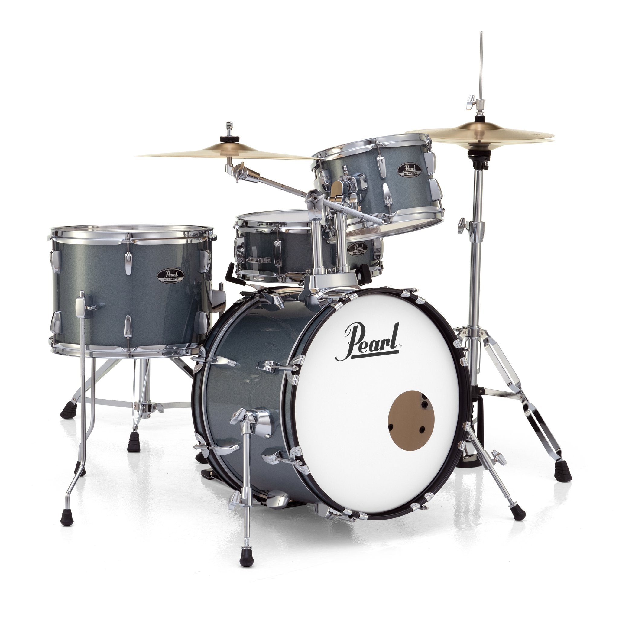 Pearl Roadshow Bop Drumset Charcoal Metallic Bass Drum