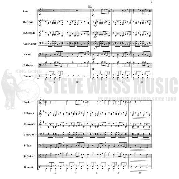 Rundgren-Bang the Drum All Day arr. Ziegler (SP)-Steel drs./DS/BG