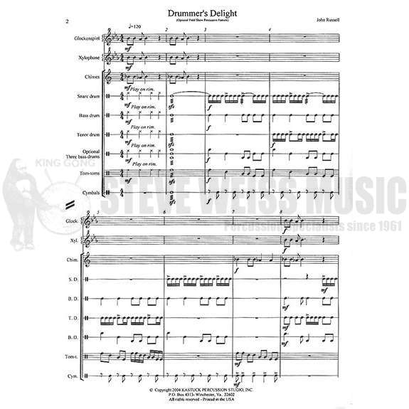 Russell, J.-Drummer's Delight (SP)-B/C/X/P
