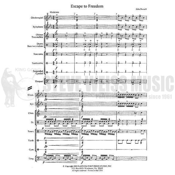 Russell, J.-Escape to Freedom (SP)-B/C/X/2T/P