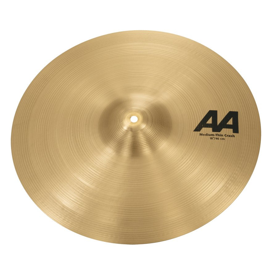 Sabian 18 AA Medium Thin Crash Brilliant Finish 21807B
