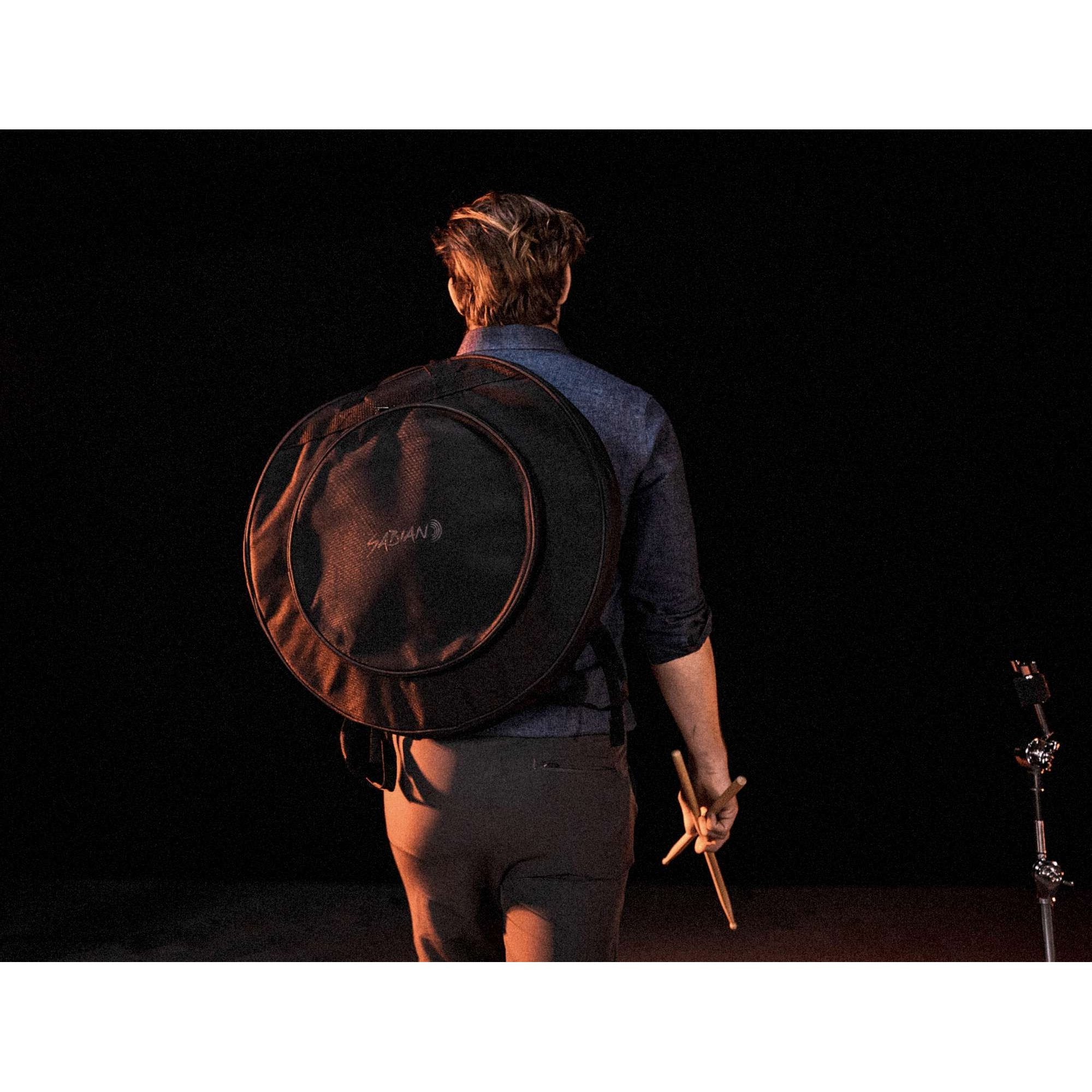 Sabian 22" Quick Cymbal Bag On Shoulder