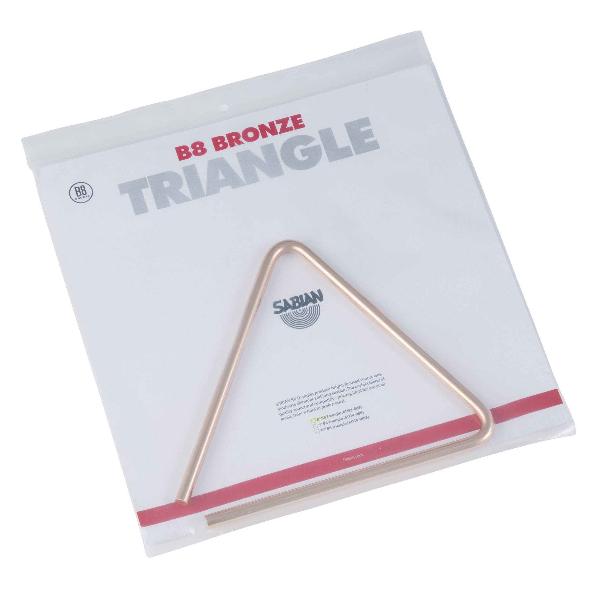Sabian-8"-Triangle-SAB-61134-8B8-In-Bag