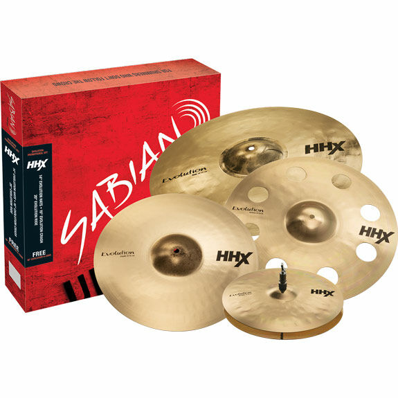 Sabian HHX Evolution Performance Set with FREE 18" O-Zone Crash