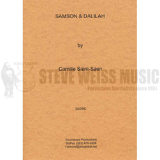 Saint-Saens-Samson & Delilah (complete) (Perc./Timp. parts ed. b