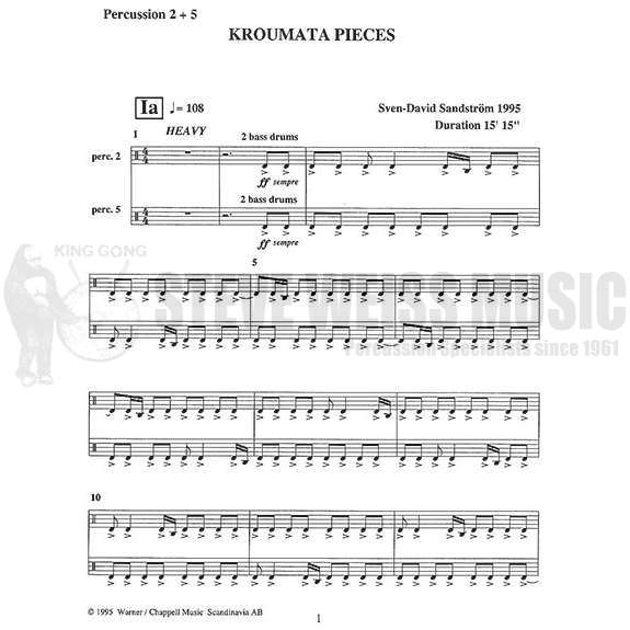 Sandstrom-Kroumata Pieces (P)-P