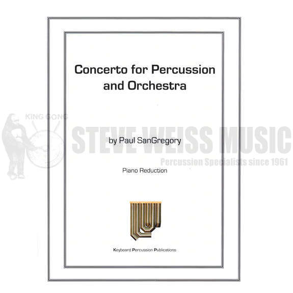 SanGregory-Concerto for Percussion and Orch. (Piano red.)  (SP)-V/P