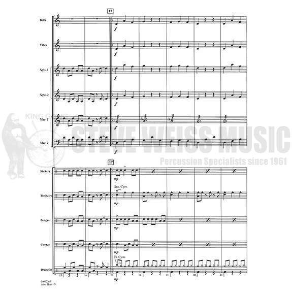 Santamaria-Afro Blue arr. Downs/Mattingly (SP)-B/V/2X/2M/P