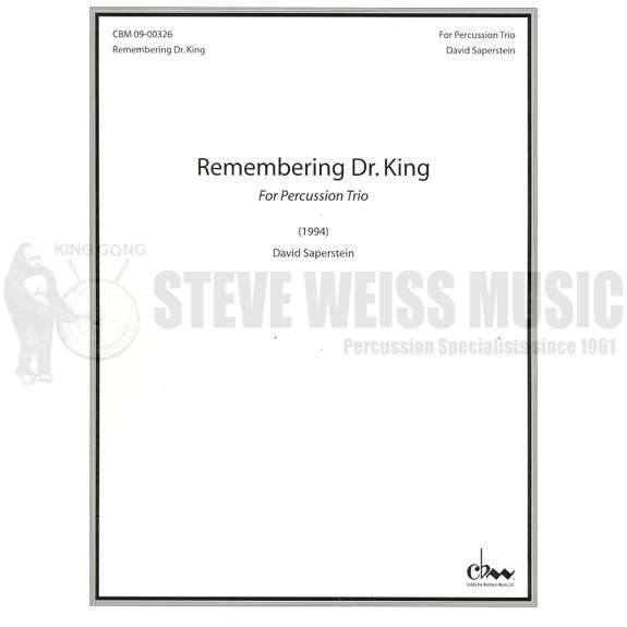 Saperstein-Remembering Dr. King (3S)-B/C/4T
