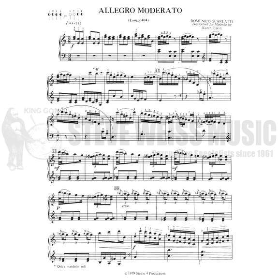 Scarlatti-Three Sonatas-Ervin/Pershing-M