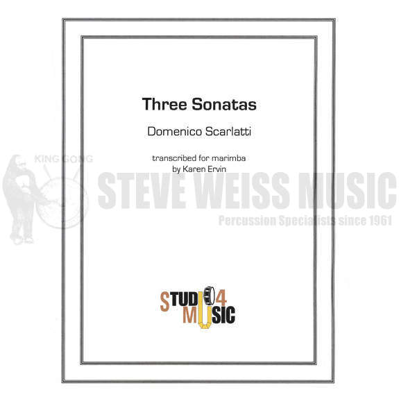 Scarlatti-Three Sonatas-Ervin/Pershing-M