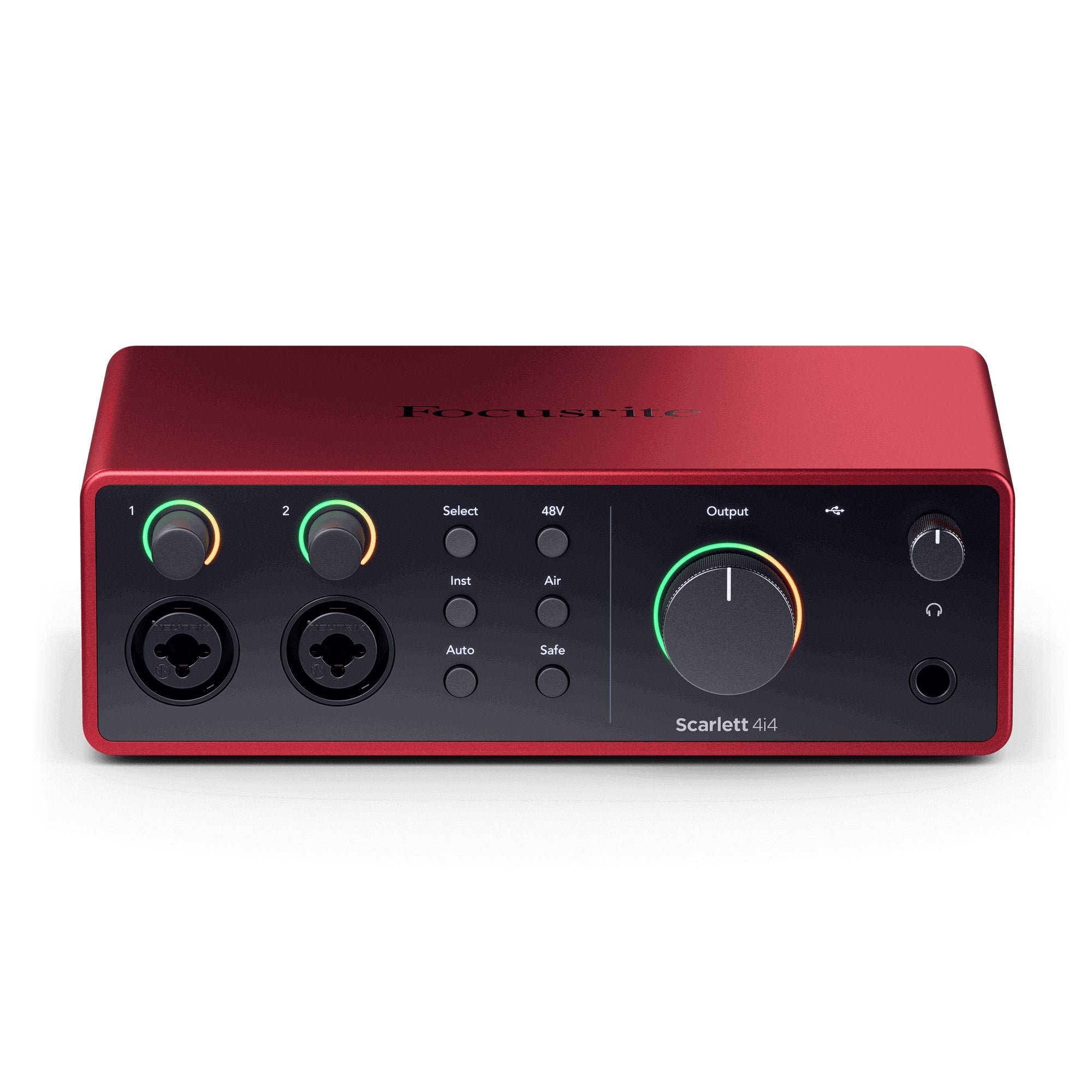 Focusrite Scarlett 4i4 Audio Interface Top