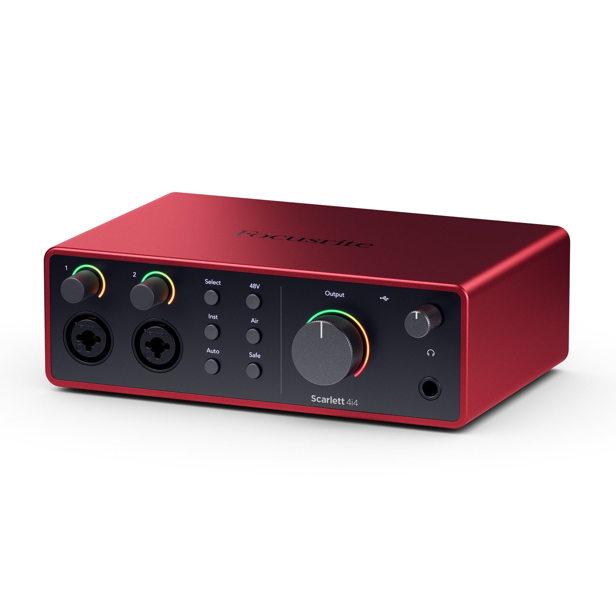 Focusrite Scarlett 4i4 Audio Interface Angle