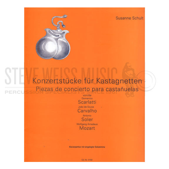 Schult (ed.)-Konzertstucke fur Kastagnetten (SP)-castanets/PN
