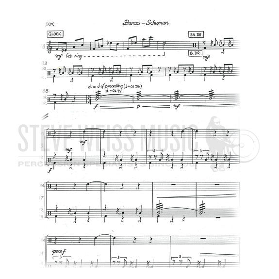 Schuman-Dances (P)-B/DS FL/OB/CL/BN/HN