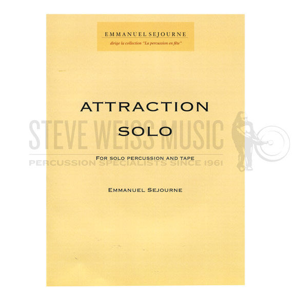 Sejourne-Attraction Solo (Solo part w/CD)-V/M/P/CD