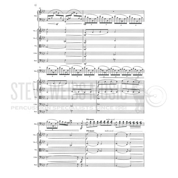 Sejourne-Concerto for Marimba & Orchestra  2015 FIRST MOVEMENT ONLY (Score)-M/Orch