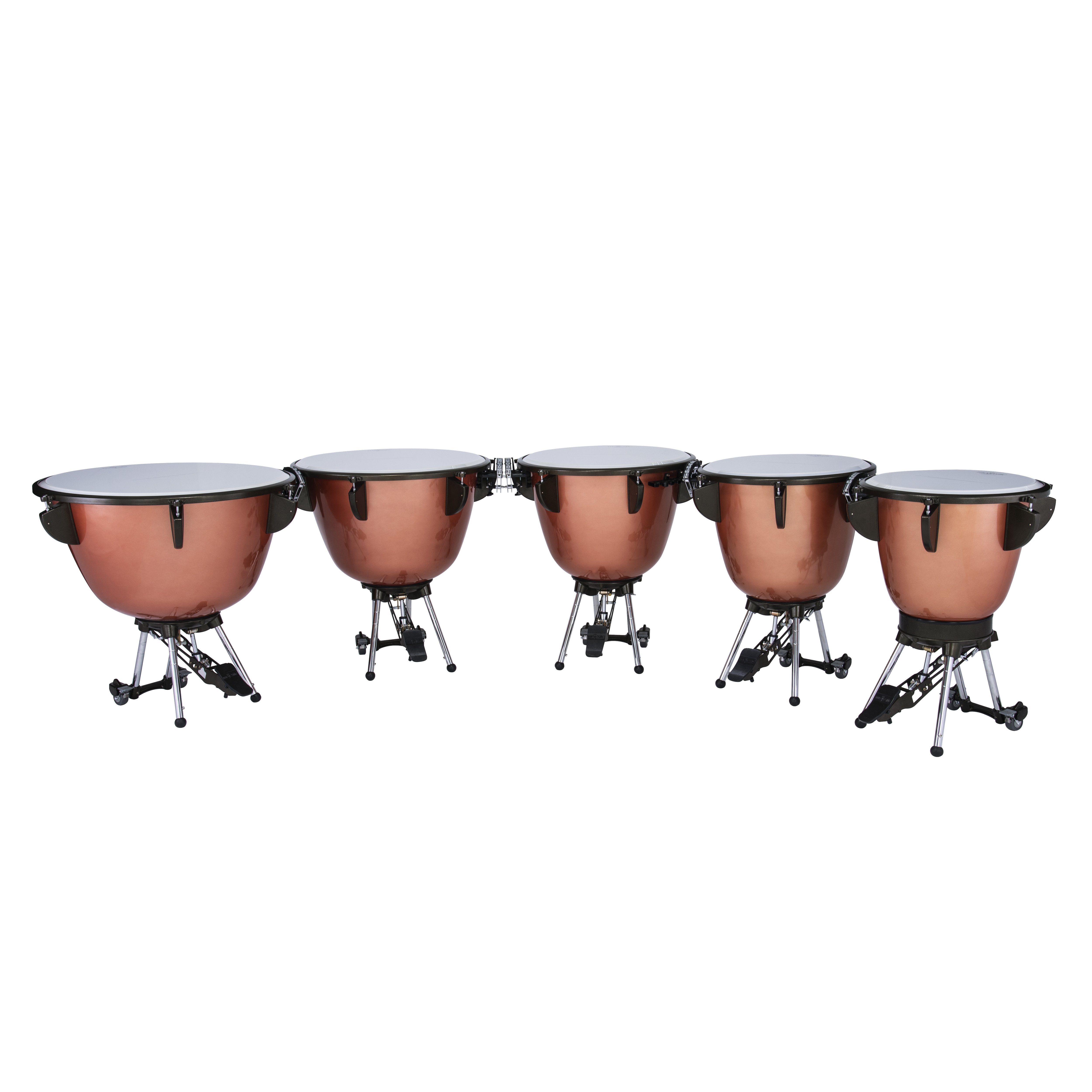 Set of 4 Majestic Concert Series Cambered Fiberglass Timpani - 23"/26"/29"/32" - Image 4