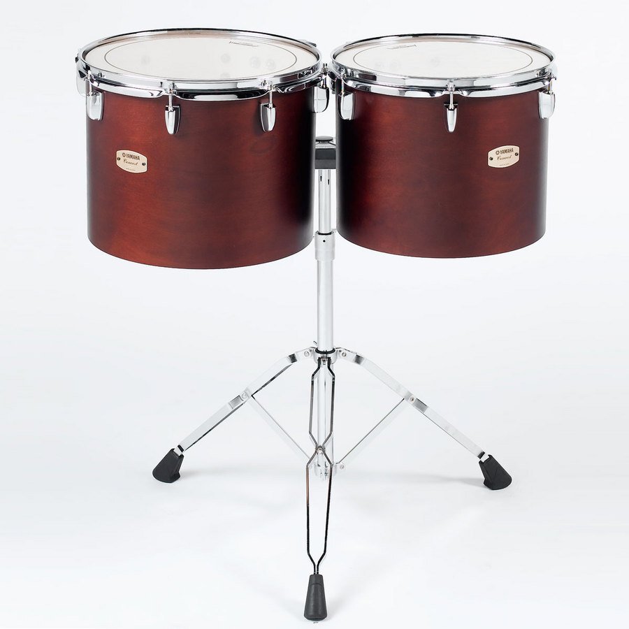 Set of 4 Yamaha CT-8000 Series Single-headed Concert Toms with WS865A Stands - 13"/14"/15"/16" - Image 2