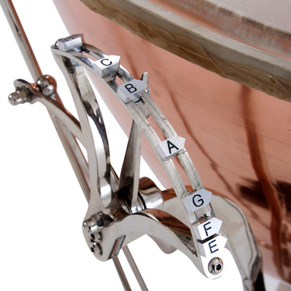 Adams Schnellar Series Timpani with Dresden Pedal & Roll-Up Cases  - Set of 5