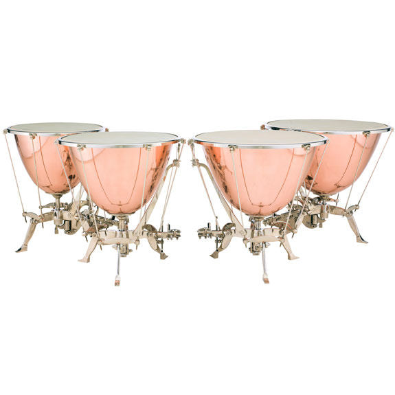 Adams Schnellar Series Timpani with Dresden Pedal & Roll-Up Cases  - Set of 5