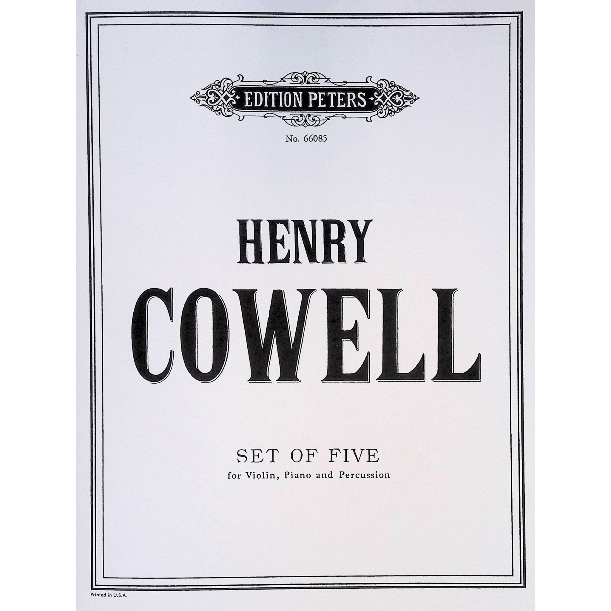 Set of 5 by Henry Cowell