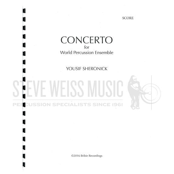 Sheronick-Concerto for World Percussion Ensemble (SP)-V/P