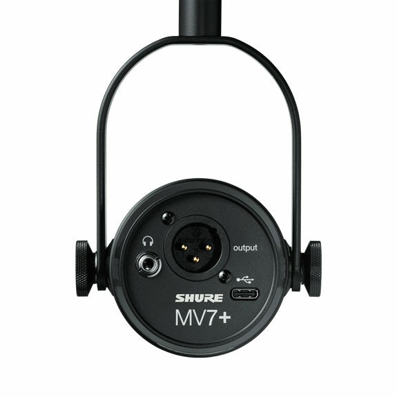 Shure MV7+ USB-C & XLR Dynamic Microphone for Podcasting