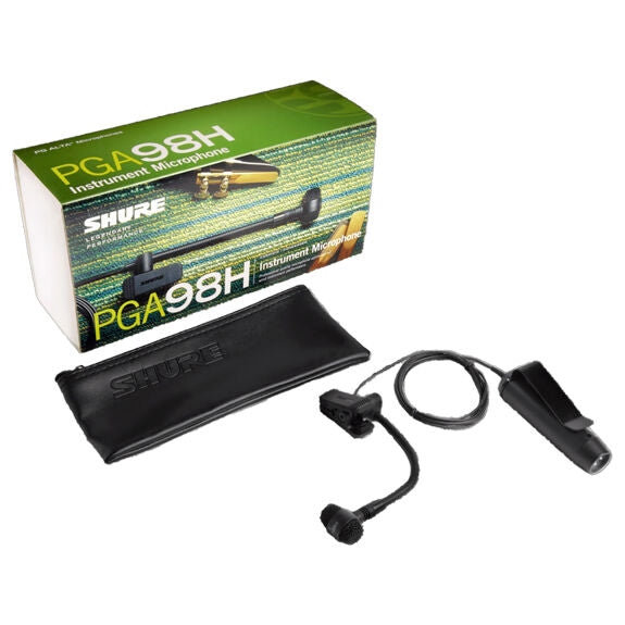 Shure PGA98H Cardioid Condenser Instrument Clip Microphone
