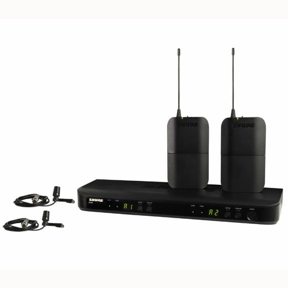 Shure Wireless BLX188 Wireless Dual Presenter System with Two CVL Lavalier Microphones