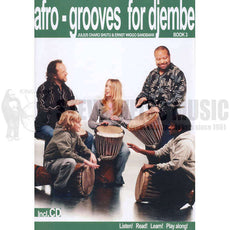 Shutu/Sandbakk-Afro-Grooves for Djembe book 3 (CD)