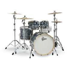 Silver Oyster Pearl - Gretsch Renown 4 Piece Maple Shell Pack - 22" bass Drum rn2-e8246-sop