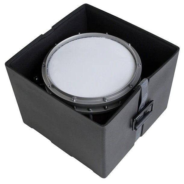 SKB 14x12 Marching Snare Drum Case Lid Removed with Drum Inside