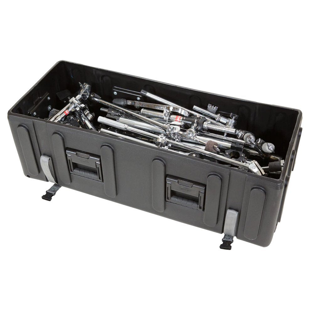 SKB Large Drum Hardware Case with Wheels Hardware Angled