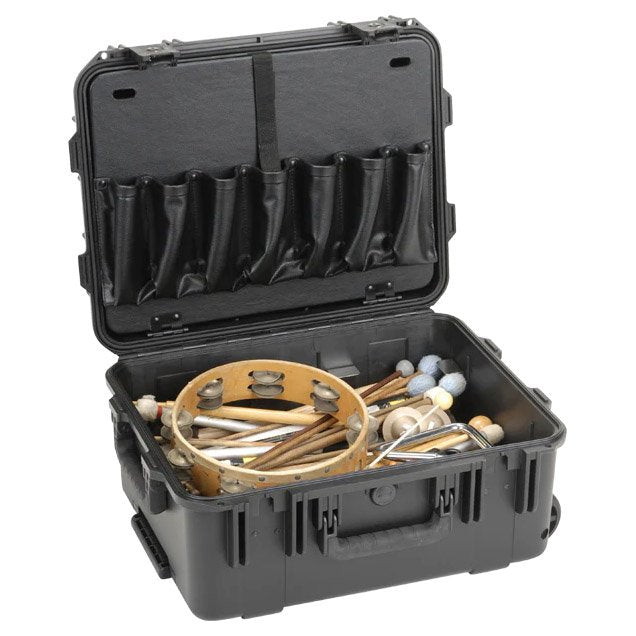 SKB Percussion Case Filled with Drumsticks and Mallets