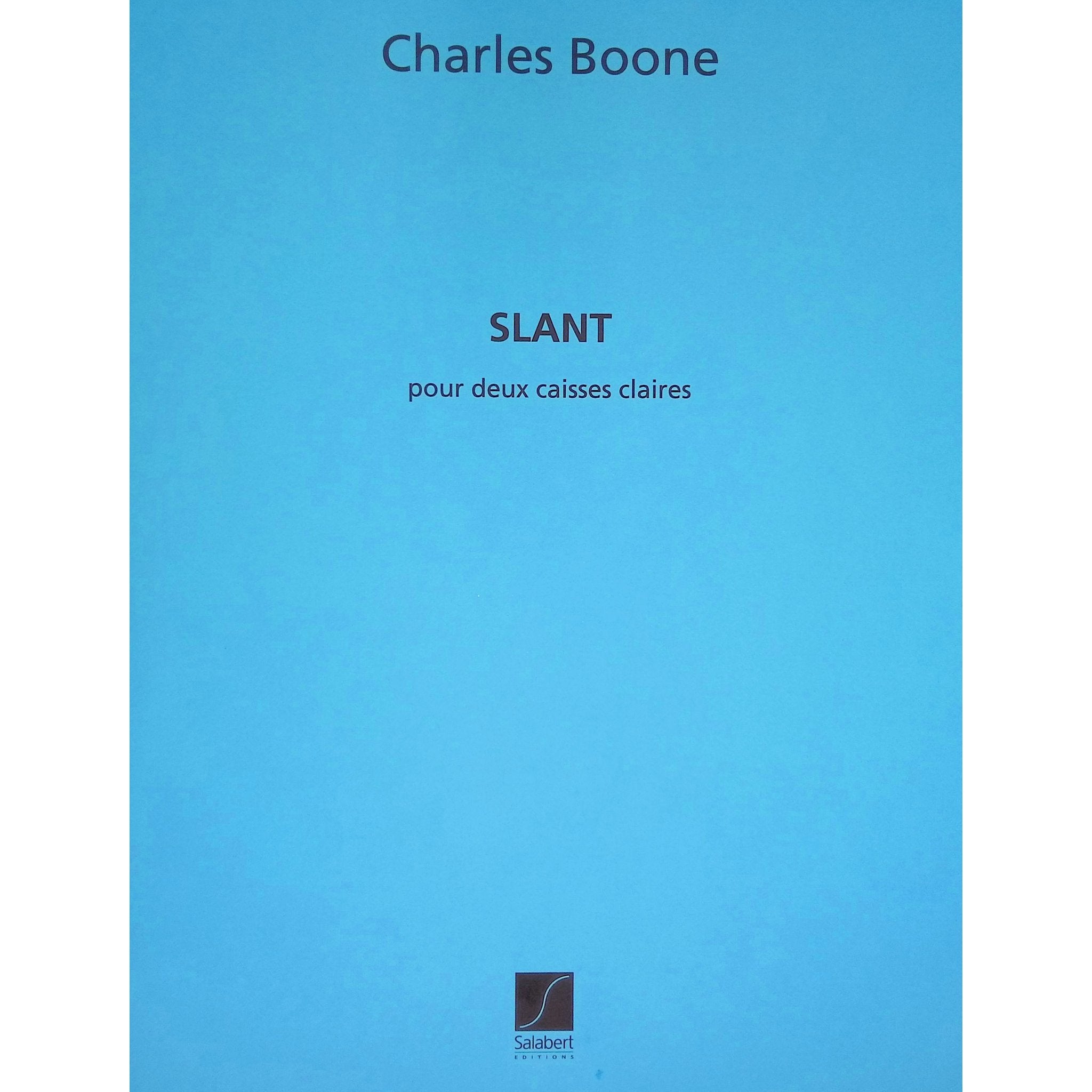 Slant by Charles Boone