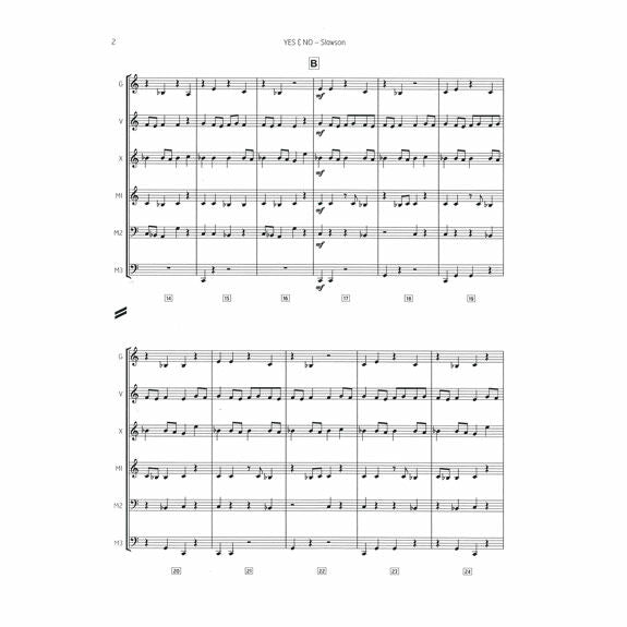 Slawson-Yes & No (SP)-B/V/X/M/P