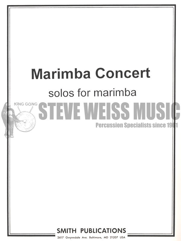 Smith, Sylvia-Marimba Concert-M