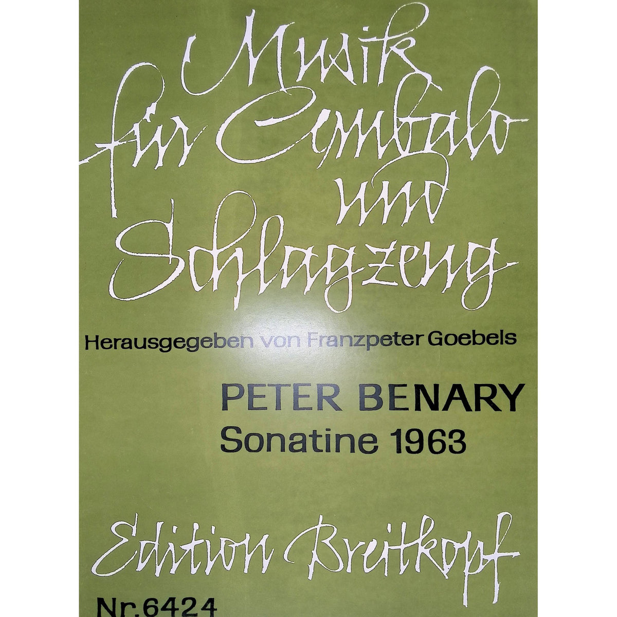 Sonatine by Peter Benary