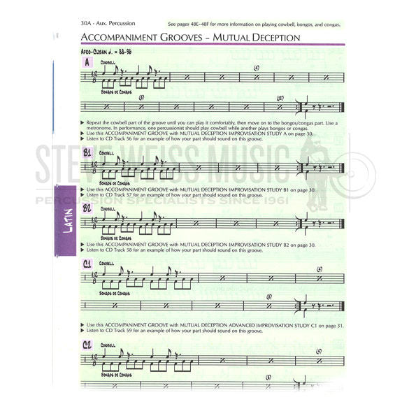 Sorenson/Pearson-Standard of Excellence ADVANCED Jazz Ensemble VIBES/AUX PERC