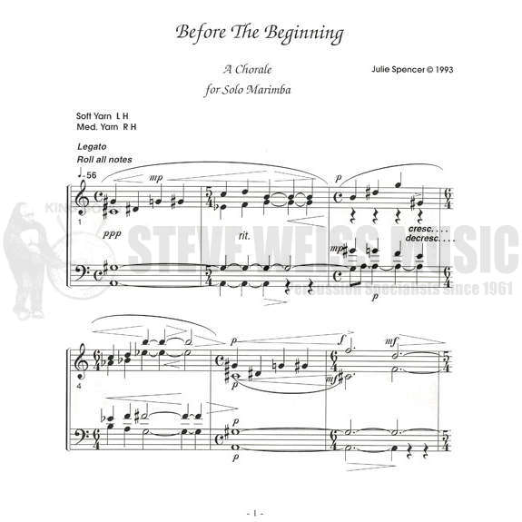 Spencer-Before the Beginning (Solo)-M