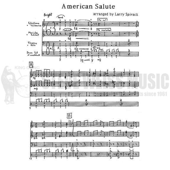 Spivack-American Salute(SP)-P/DS/T/B/M/X