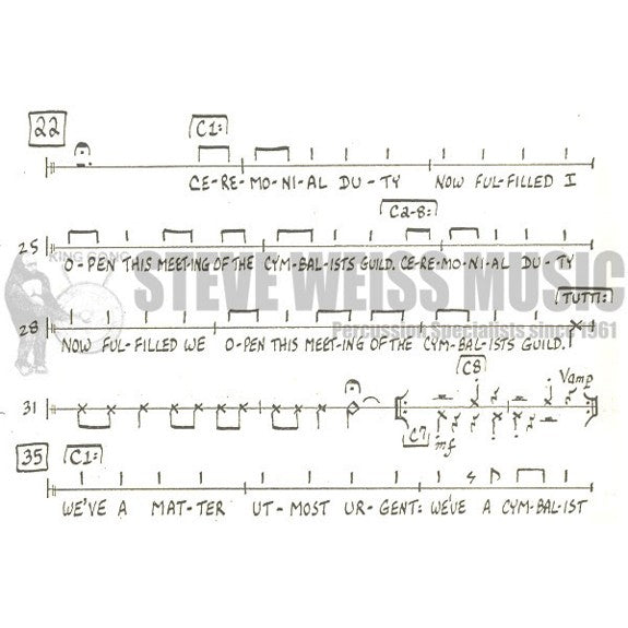 Spivack-Cymbal Guy, The  (S)-Cymbals/VX
