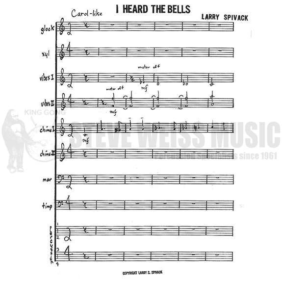 Spivack-I Heard the Bells-P/4T/M/2C/2V/X/B