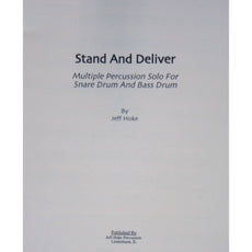 Stand and Deliver by Jeff Hoke