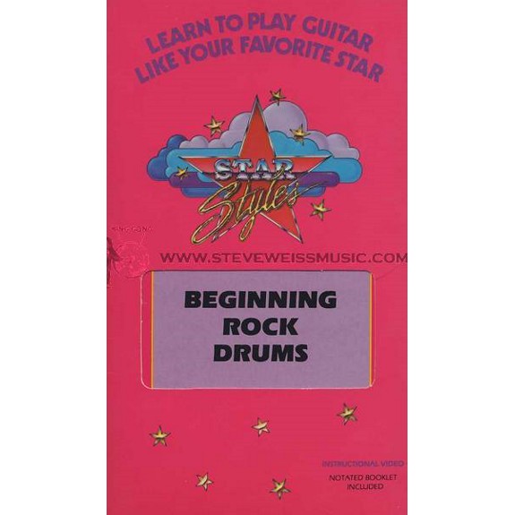 Star Styles Series-Beginning Rock Drums (VHS)